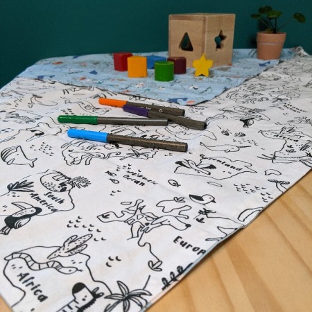 Le tapis à colorier : une belle idée cadeau pour un enfant !