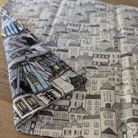 Pochette à colorier Maisons | Coloriage lavable adulte