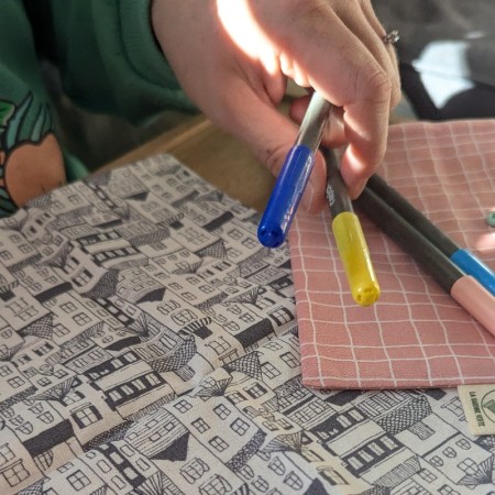 Pochette à colorier Maisons | Coloriage lavable adulte