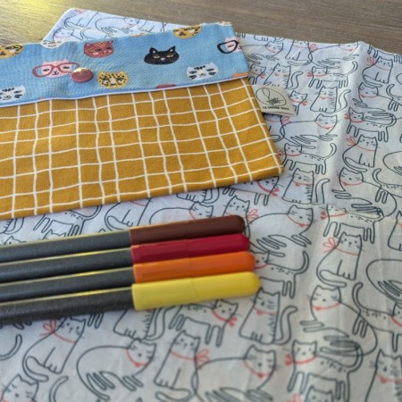 Pochette à colorier Chats | Art thérapie adulte