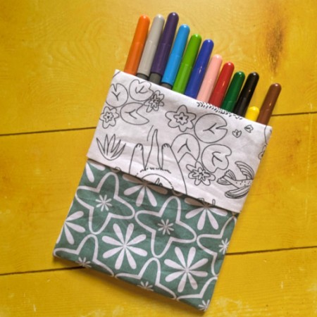 Pochette de 12 feutres à colorier réversible | Plusieurs motifs