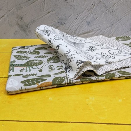 Première page de coloriage et page de pixel art du cahier de coloriage lavable pampa