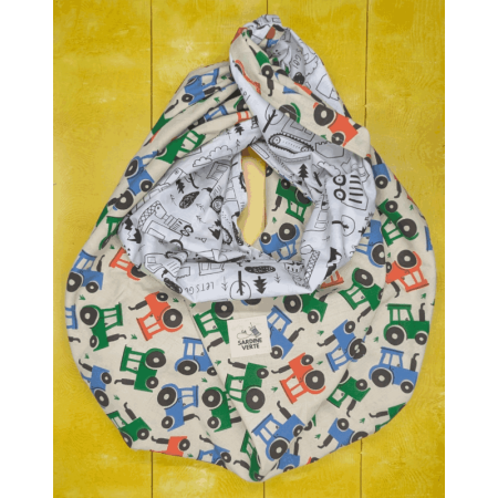 Tapis 4 en 1 tracteur noué au format de sac