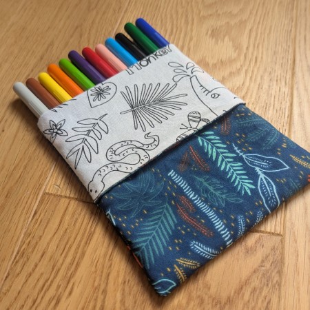 Pochette de 12 feutres à colorier réversible | Plusieurs motifs