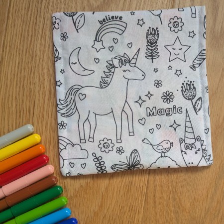 Pochette de 12 feutres à colorier réversible | Plusieurs motifs