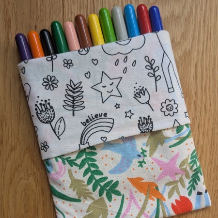 Pochette de 12 feutres à colorier réversible | Plusieurs motifs
