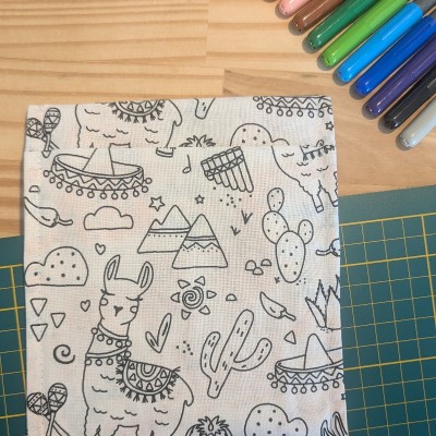 Pochette de 12 feutres à colorier réversible | Plusieurs motifs