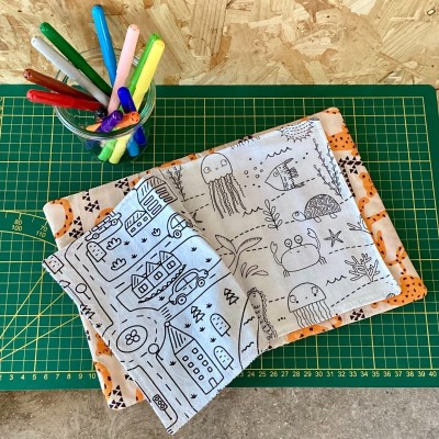 Cahier d'activités lavable - Guépard - Modèle unique
