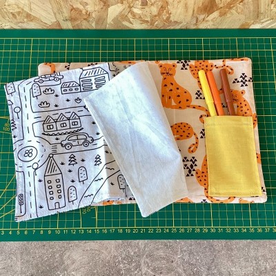 Cahier d'activités lavable - Guépard - Modèle unique