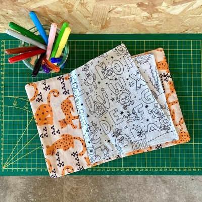 Cahier d'activités lavable - Guépard - Modèle unique