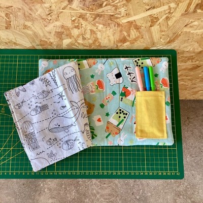 Cahier d'activités lavable - Kawaï - Modèle unique