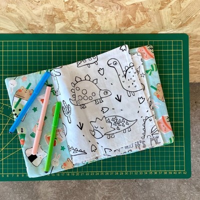 Cahier d'activités lavable - Kawaï - Modèle unique