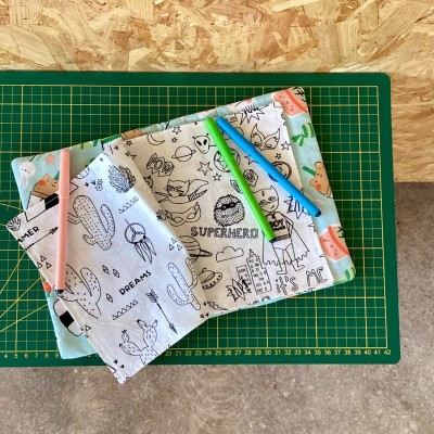Cahier d'activités lavable - Kawaï - Modèle unique