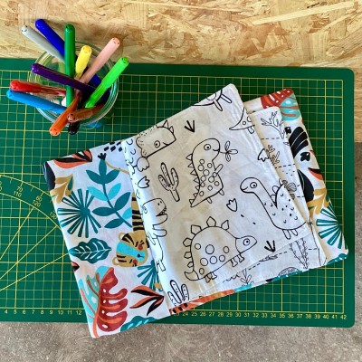 Cahier d'activités lavable - Jungle tropicale - Modèle unique