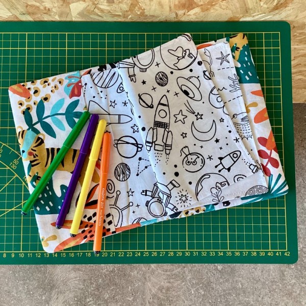 Cahier d'activités lavable - Jungle - Modèle unique