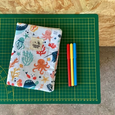 Cahier d'activités lavable - Mer - Modèle unique