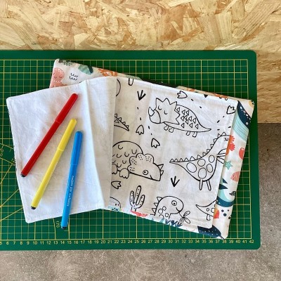 Cahier d'activités lavable - Mer - Modèle unique