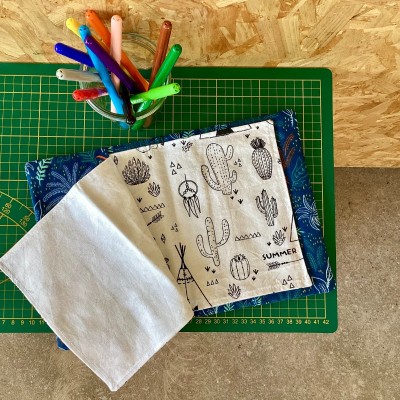 Cahier d'activités lavable - Singes - Modèle unique