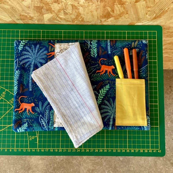Cahier d'activités lavable - Singes - Modèle unique