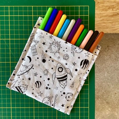 Pochette de 12 feutres à colorier réversible | Plusieurs motifs