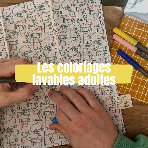Coloriages lavables adultes