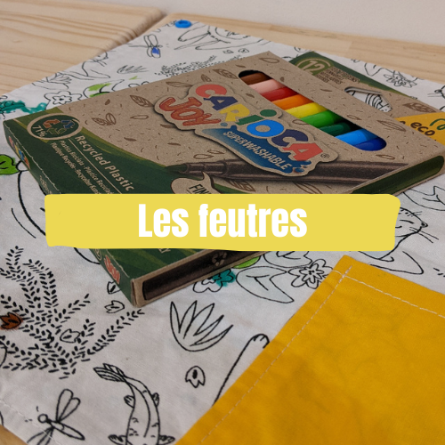 Boîte de feutres lavables Carioca pour coloriages lavables La Sardine Verte